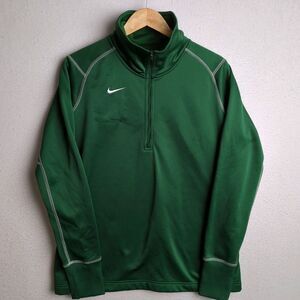 Nike Therma Fit Men's Large Green 1/4 Zip